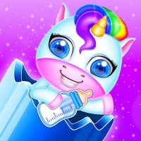 Newborn Unicorn Daycare Game