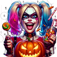 Halloween Color by Number Game