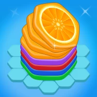 Hexa Fruit: Sort Stack Puzzle