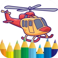 helicopter coloring book